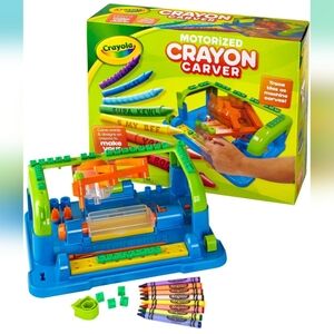 NEW Crayola Motorized Crayon Carver Creative Art Craft Toy for Kids